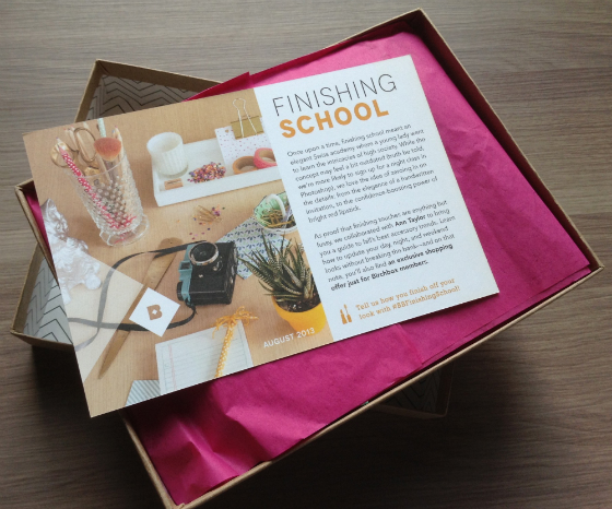 Birchbox August 2013 Review - Beauty Subscription Box