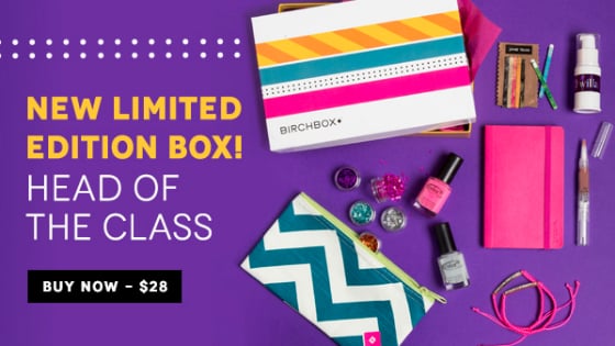 New Limited Edition Birchbox: Head of the Class