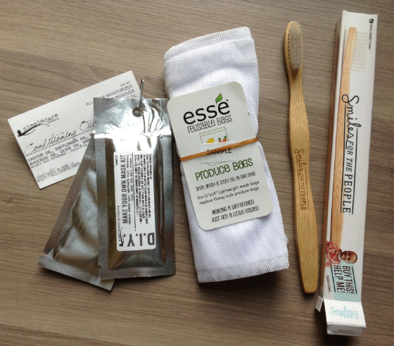 Conscious Box Review - Green Subscription Box - August 2013