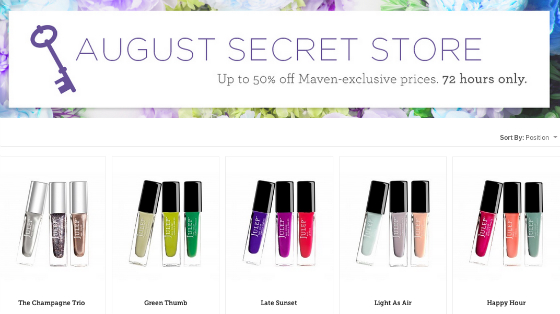 Julep Golden Mystery Box & More Deals at the Julep Secret Store!