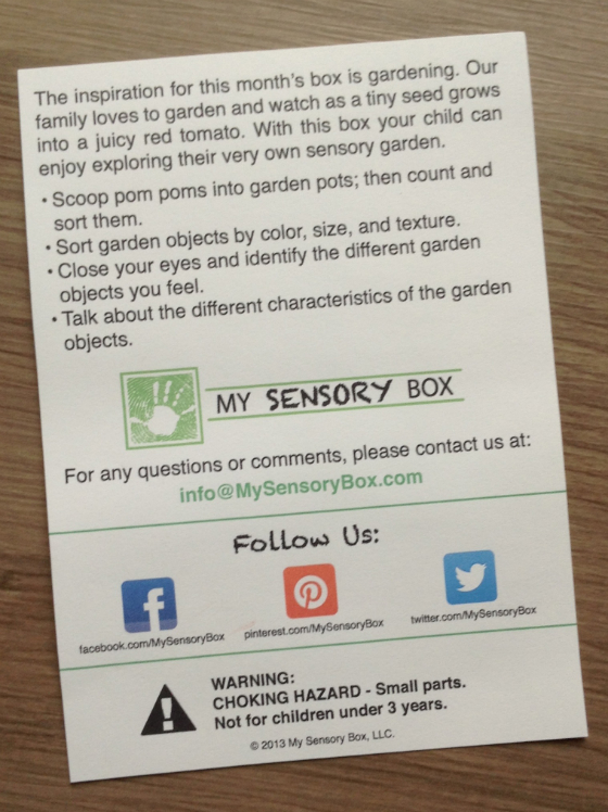 Subscription Boxes for Kids - My Sensory Box Review