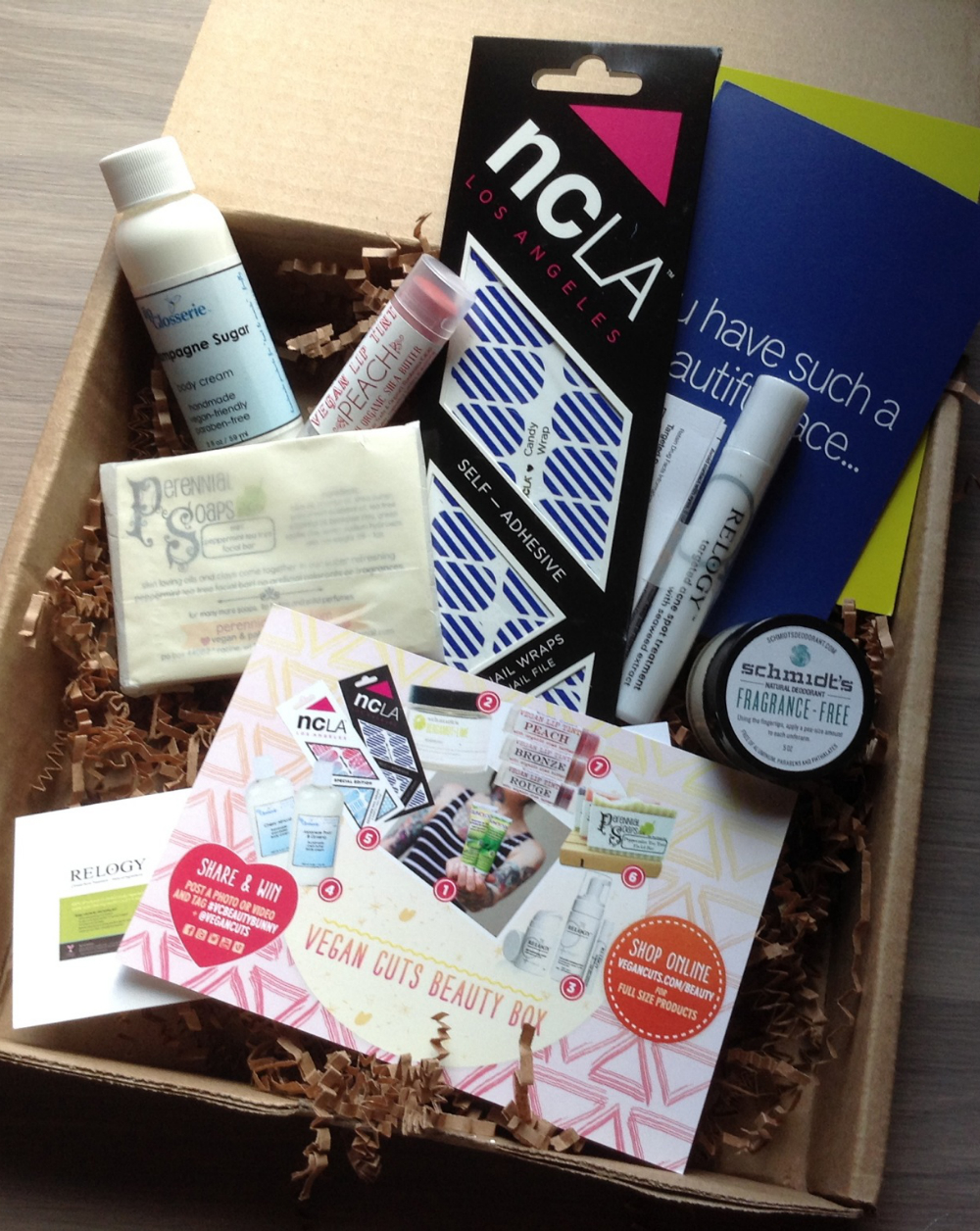Vegan Cuts Beauty Box August 2013 Review