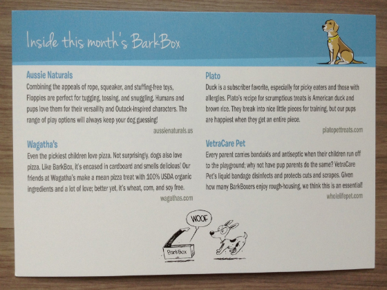 Barkbox Review + $15 Coupon Code - Sept 2013