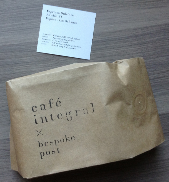 Bespoke Post Review - Cafe - September 2013