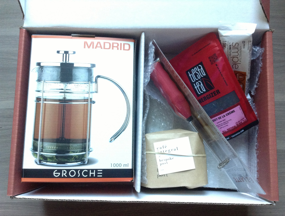 Bespoke Post Review – Cafe – September 2013