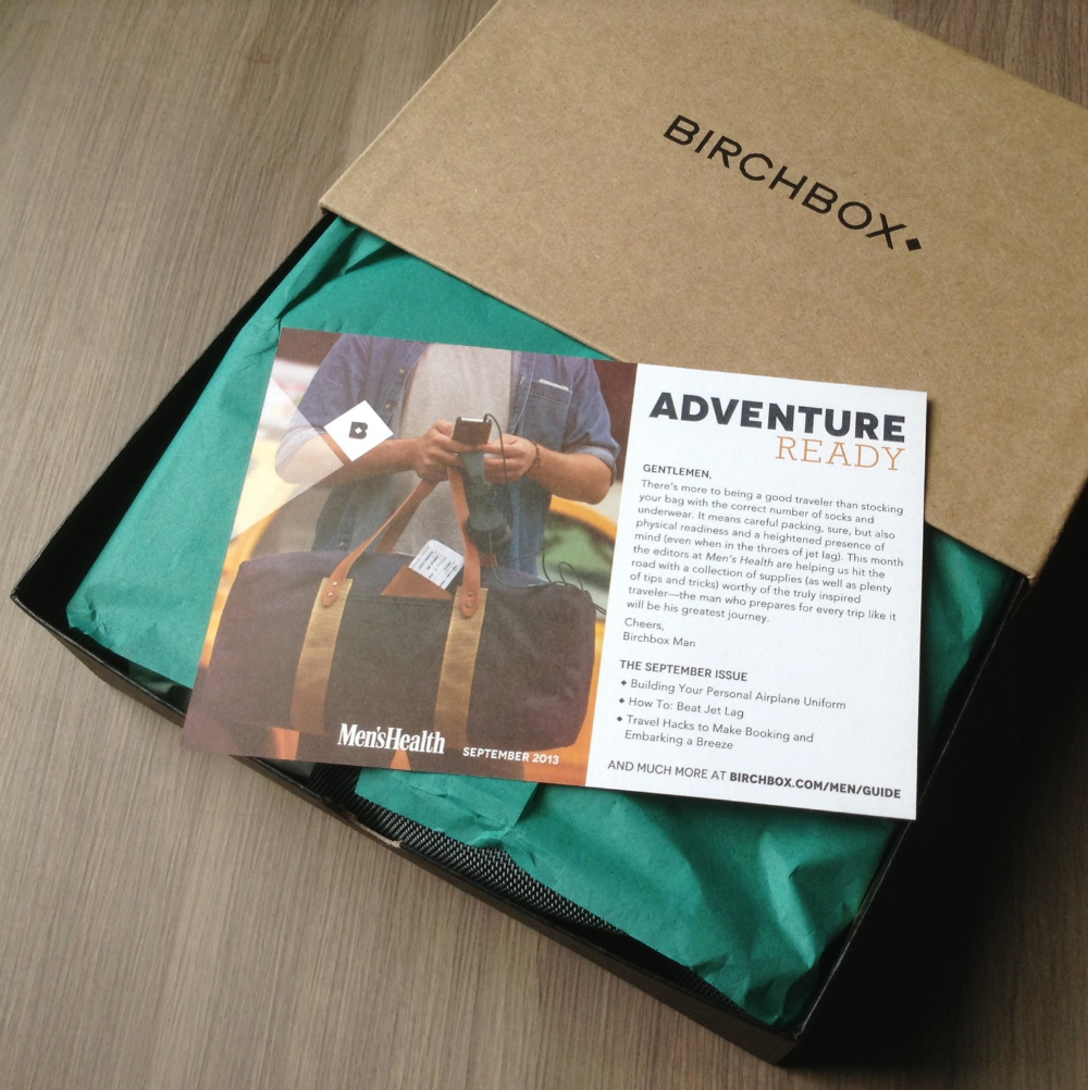 Birchbox Man September 2013 Review