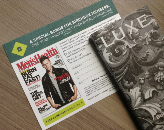 Birchbox Man September 2013 Review