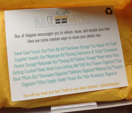 Box Of Happies Subscription Box Review