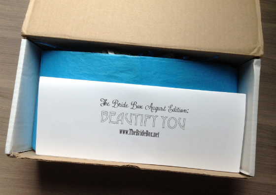 The Bride Box Subscription Review - August 2013