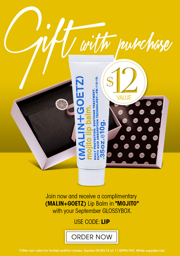 Another New Glossy Box Coupon - Free Lip Balm!