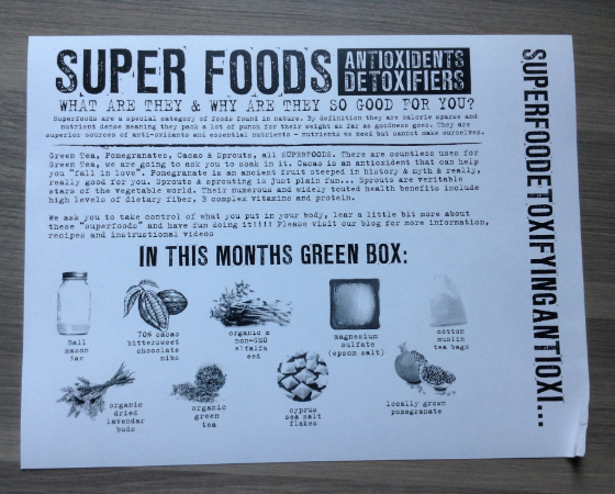 Homegrown Collective GREENBOX Review - August 2013