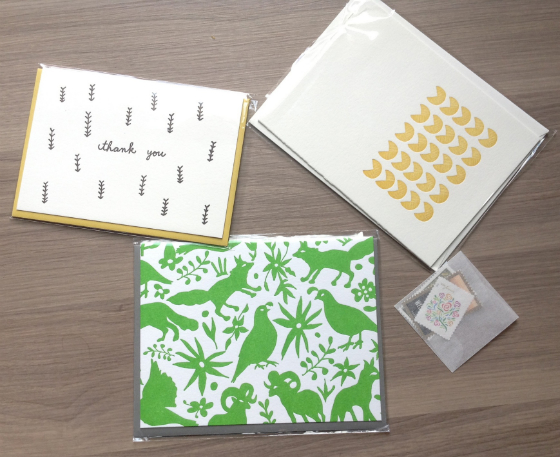 Nicely Noted Review - Letterpress Subscription - September 2013