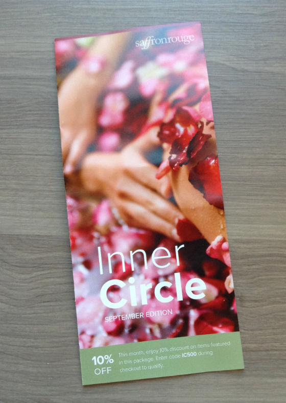 Saffron Rouge Inner Circle Review - September 2013