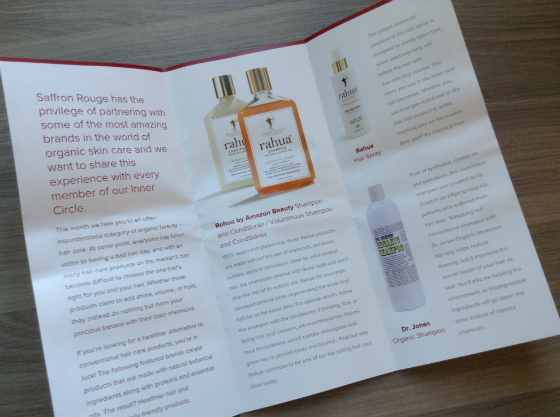 Saffron Rouge Inner Circle Review - September 2013