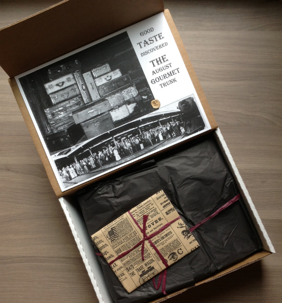 Taste Trunk Review - Gourmet Food Subscription Box - August 2013