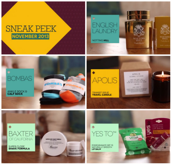 Birchbox Man November 2013 Sneak Peek