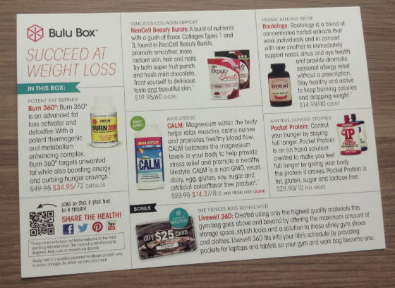 Bulu Box Review - October 2013