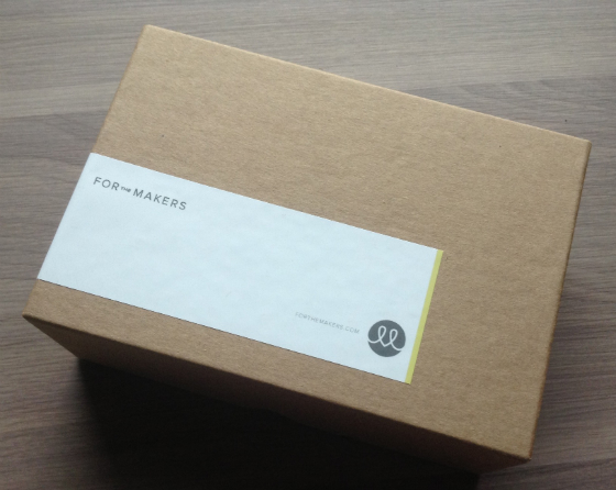 For The Makers Subscription Box Review - October 2013