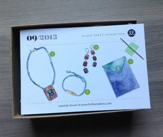For The Makers Review - Craft Subscription Box