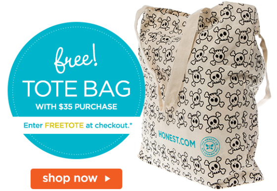 Free Honest Company Halloween Tote with Purchase or Bundle!