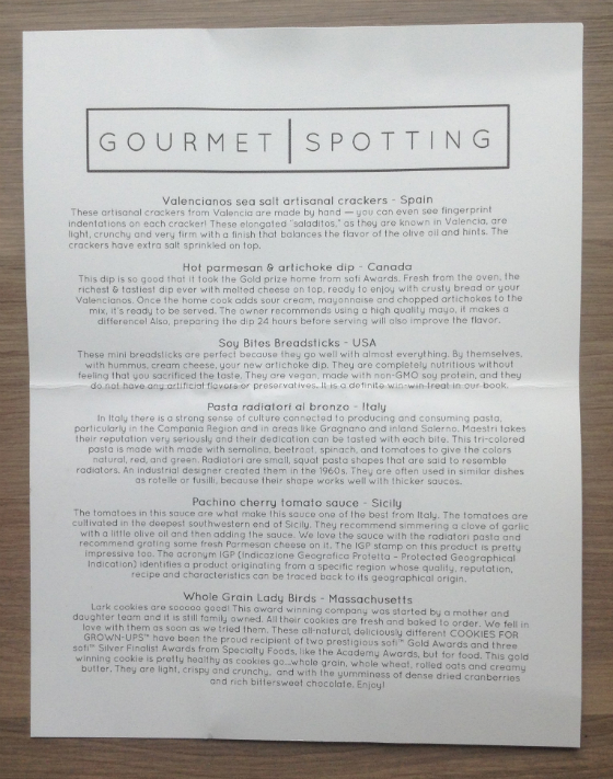 Gourmet Spotting Subscription Box Review & Coupon Code