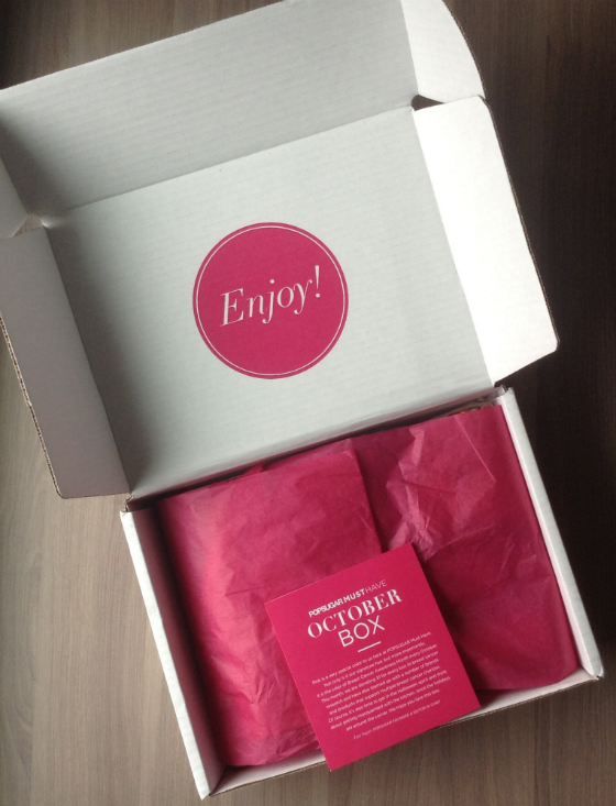 POPSUGAR Must Have Box Review - October 2013