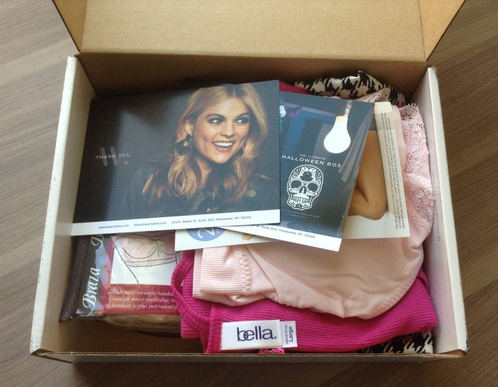 Wantable Intimates Box Review – October 2013