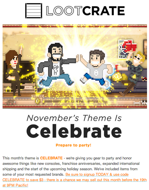 Loot Crate Coupon, Spoiler, + UK & Australia Shipping News!
