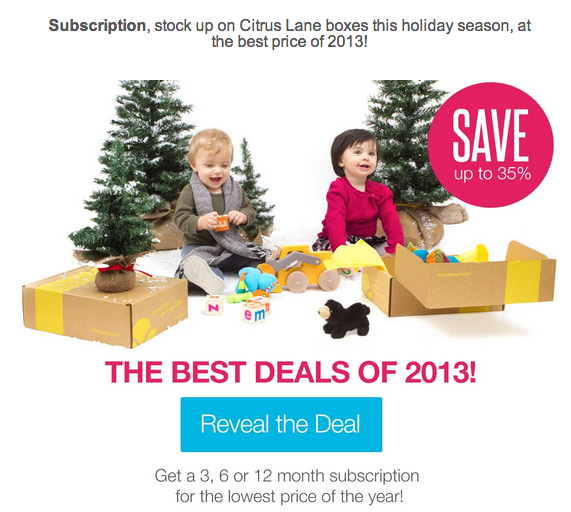 Citrus Lane Subscription Pricing Deals - Best of 2013!