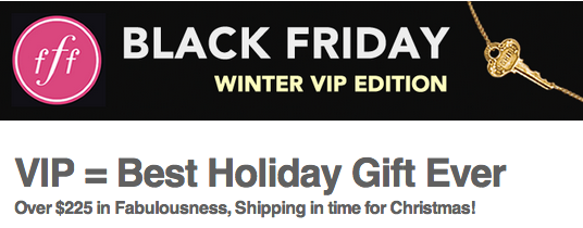 Black Friday Deal - FabFitFun VIP Seasonal Membership
