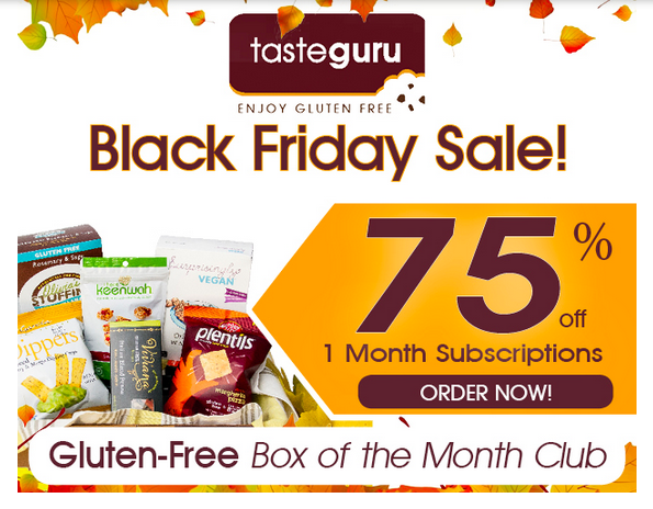 Black Friday Deal - 75% Off Taste Guru