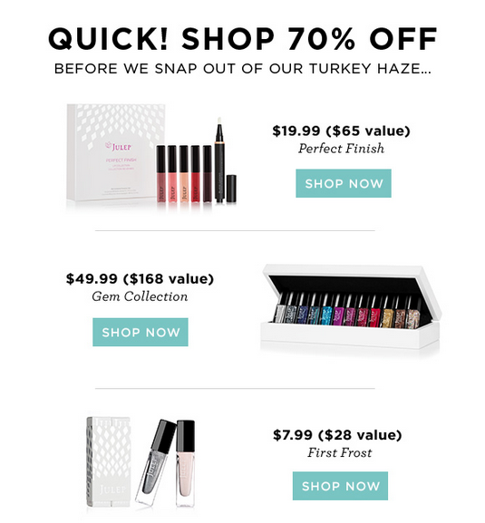 Julep Black Friday Deal