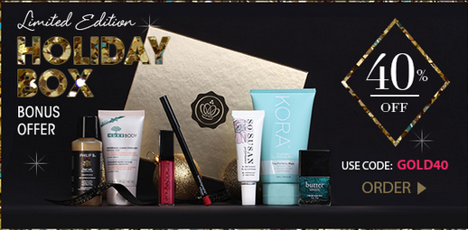 Black Friday Deal - 40% Off GlossyBox Gold Box!