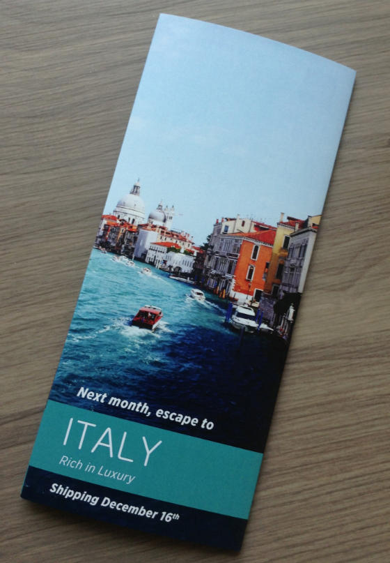 Escape Monthly Subscription Box Review November 2013