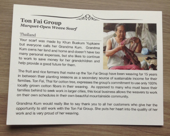 Fair Treasure Subscription Box Review - October 2013