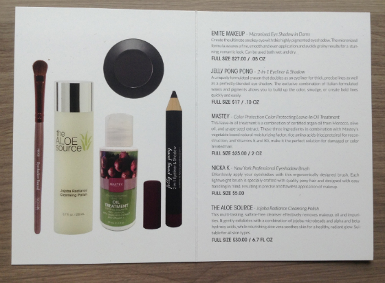 GlossyBox Review - November 2013 