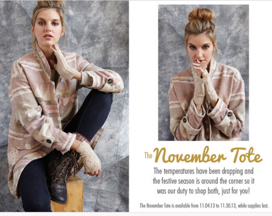 Golden Tote Selection Time for November!