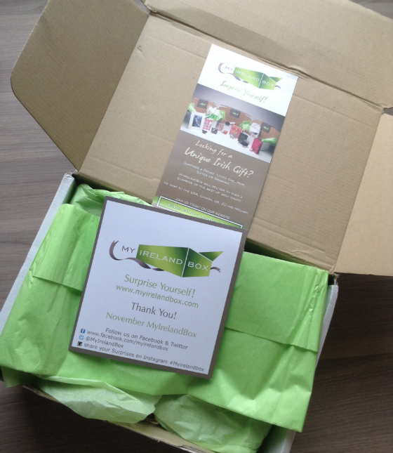 My Ireland Box Review - November 2013