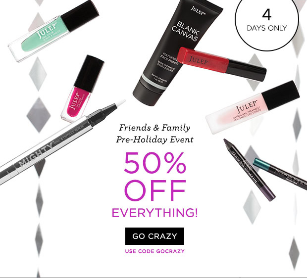 Julep 50% off everything!