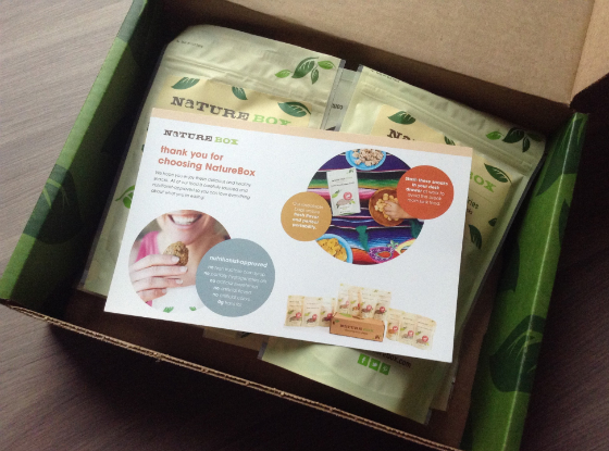 Nature Box Review & 50% Off Coupon Code