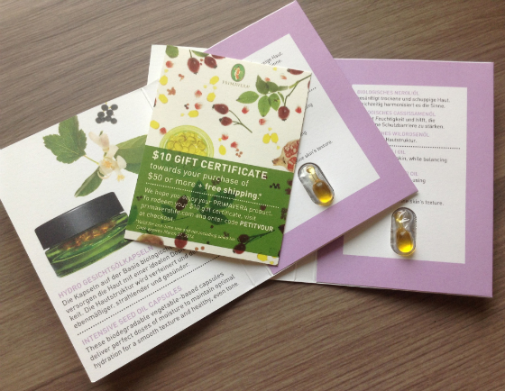 Petit Vour Vegan Beauty Subscription Box Review - Nov 2013