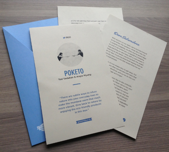 Poketo Quarterly Subscription Box Review #PKT03