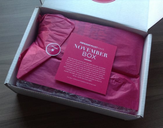 POPSUGAR Must Have Box Review & Coupon - November 2013 