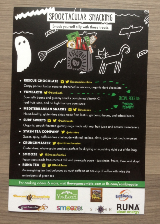 Vegan Cuts Snack Box Subscription Review - October