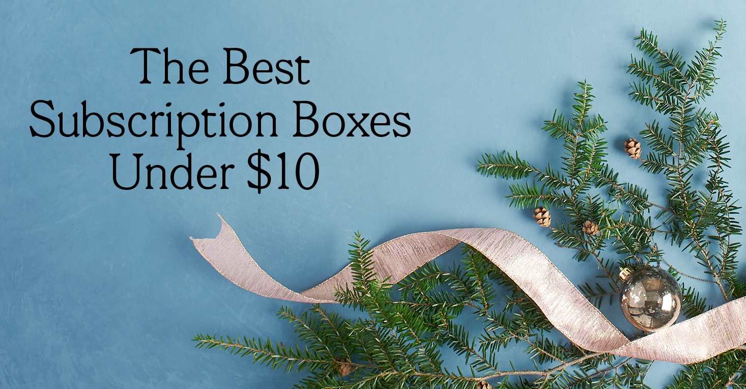 Best Monthly Subscription Box Gifts for Under $10 a Month