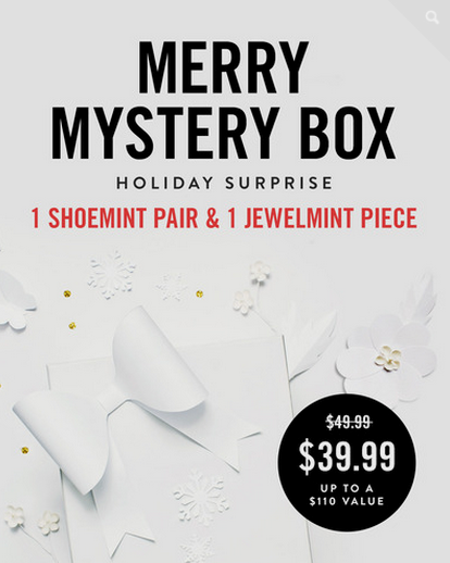 Merry Mystery Box from JewelMint & ShoeMint