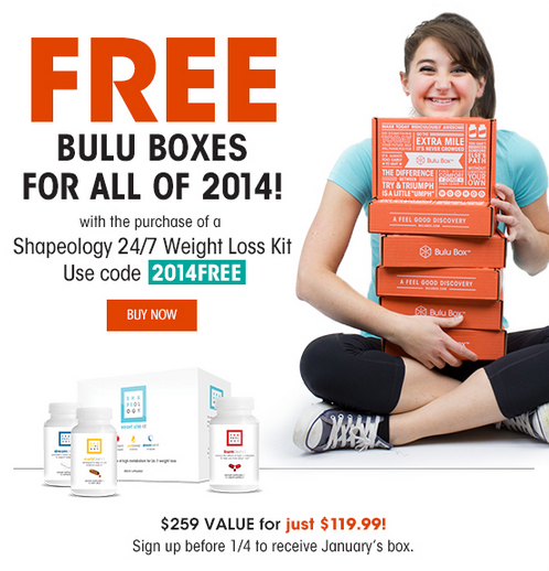 Free Year of Bulu Box with Shapeology Purchase