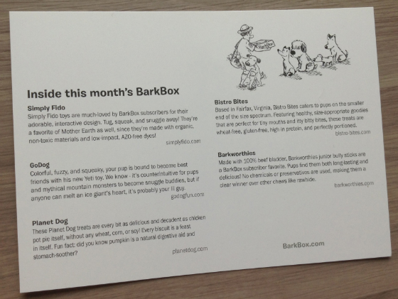 BarkBox Review & Coupon - December 2013 Info