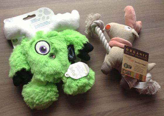 BarkBox Review & Coupon - December 2013 Stuffed Animals