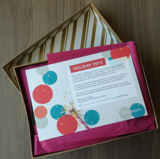 Birchbox review - december